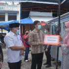 UMKM Sawahlunto Dapat Bantuan Gerobak, Payung dan Packaging (Kemasan Produk) Untuk Berdagang