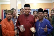 Silaturrahmi dengan HWKK Tanjung Pinang, Pj Bupati Kampar resmikan Al-Quran Centre Al-Kampary dan Central UMKM Produk Khas Kampar.